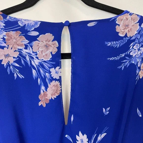 TORRID MINI CHIFFON RUFFLE HEM SKATER DRESS - Picture 6 of 10